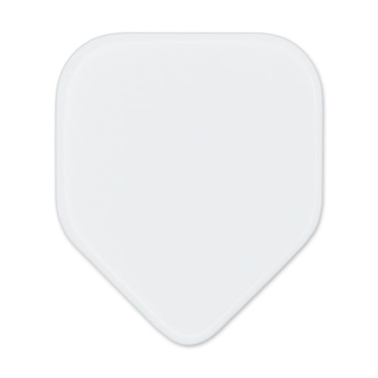 Celluloid White Guitar Or Bass Pick - 0.96 mm Heavy Gauge - 330 Medium Home Plate Shape
