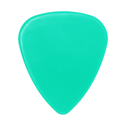 Nylon Aqua Blue Guitar Or Bass Pick - 0.96 mm Heavy Gauge - 351 Shape