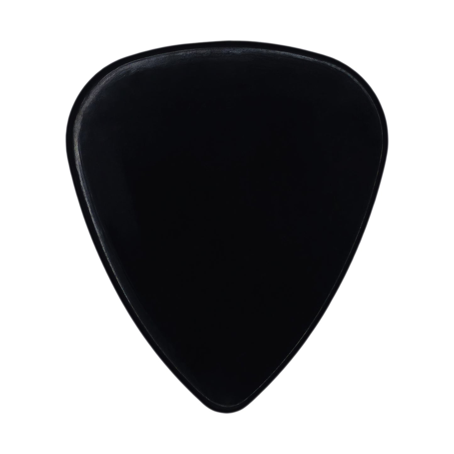 Nylon Black Guitar Or Bass Pick - 0.96 mm Heavy Gauge - 351 Shape