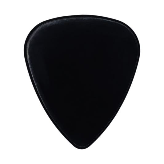 Nylon Black Guitar Or Bass Pick - 0.96 mm Heavy Gauge - 351 Shape