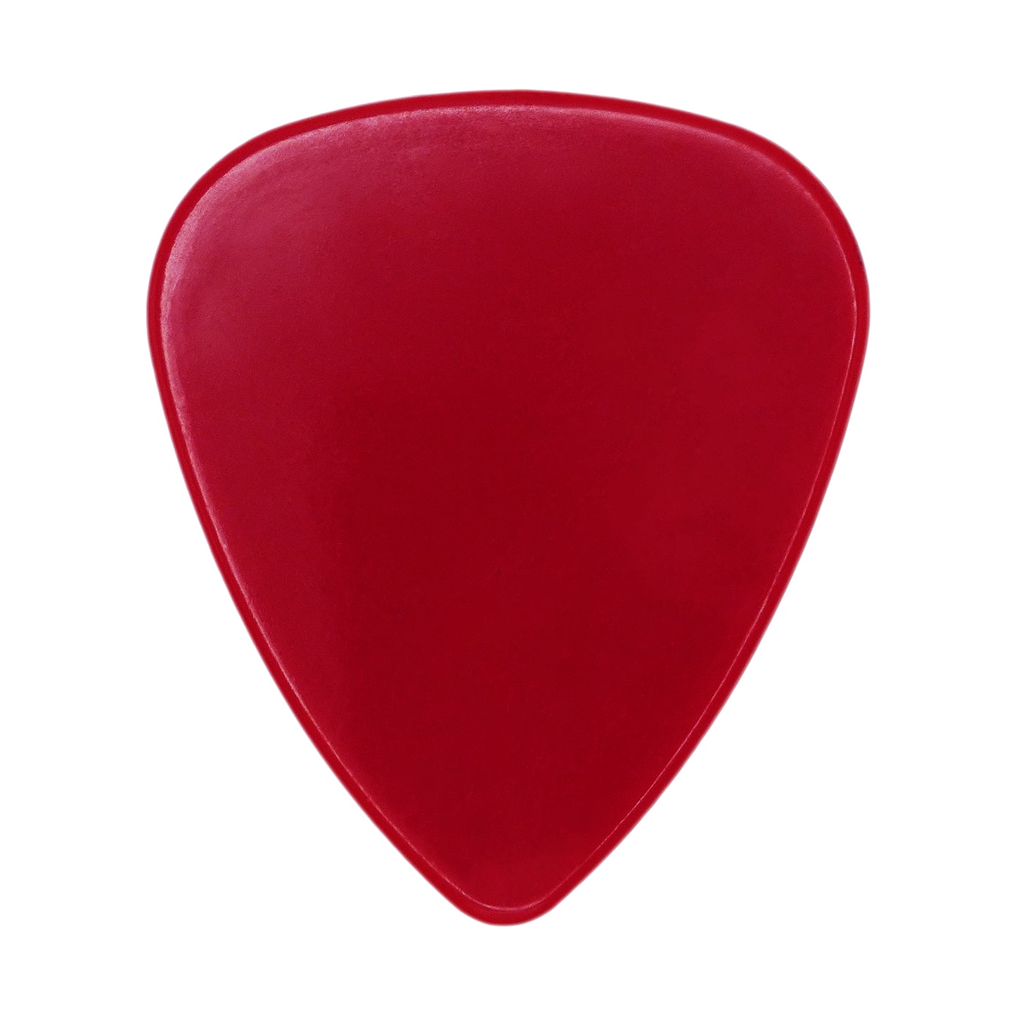 Nylon Burgundy Guitar Or Bass Pick - 0.96 mm Heavy Gauge - 351 Shape