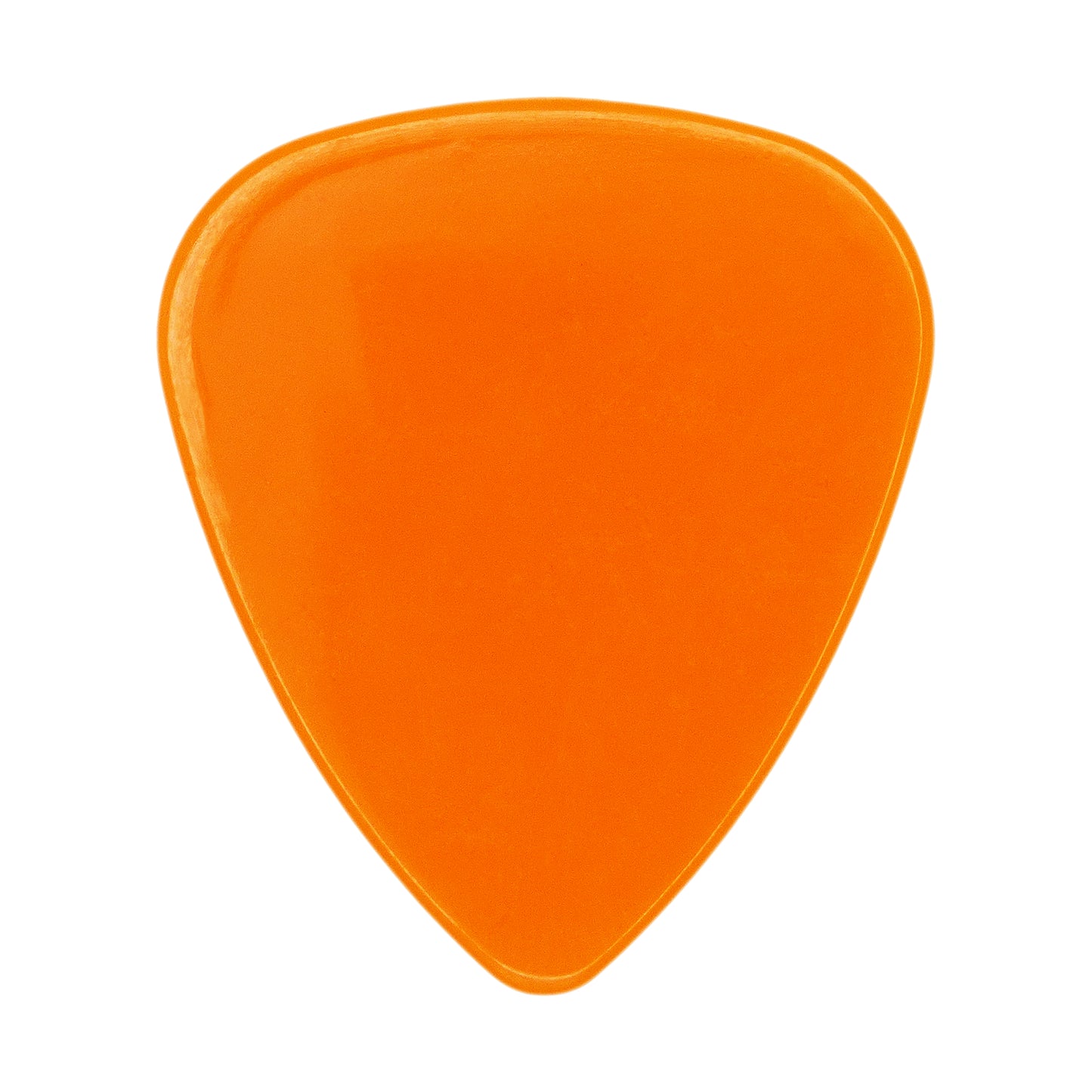 Nylon Orange Guitar Or Bass Pick - 0.96 mm Heavy Gauge - 351 Shape