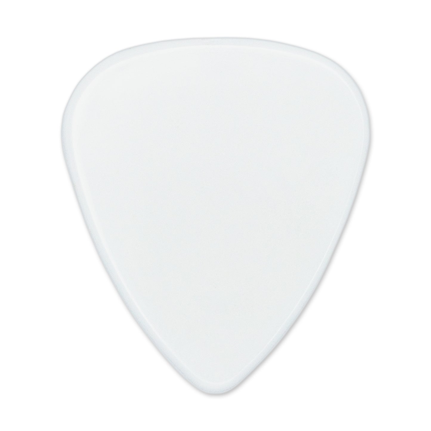 Nylon White Guitar Or Bass Pick - 0.96 mm Heavy Gauge - 351 Shape
