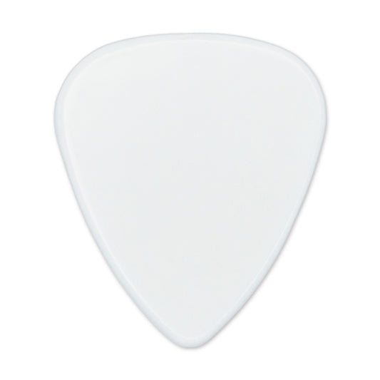 Nylon White Guitar Or Bass Pick - 0.96 mm Heavy Gauge - 351 Shape