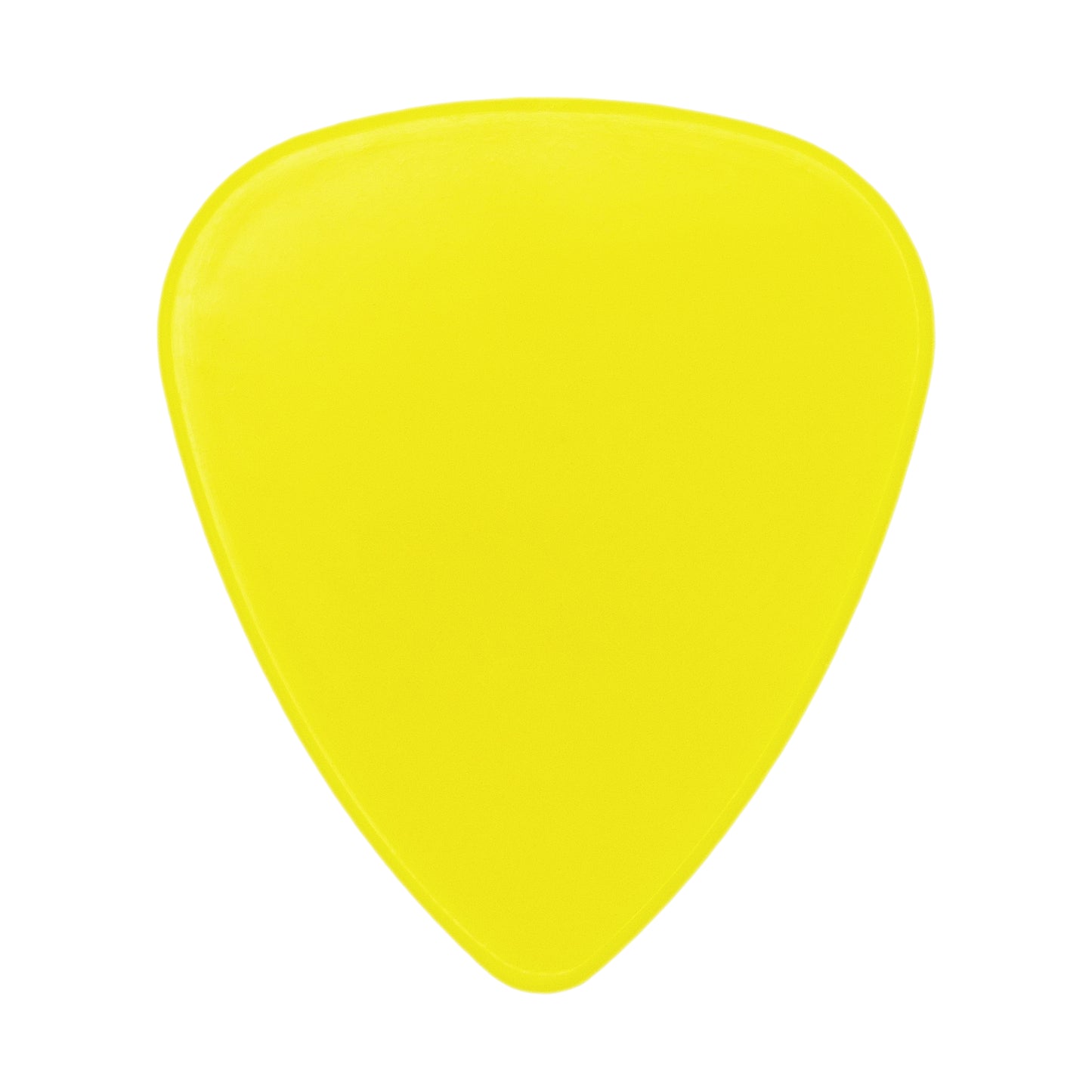 Nylon Yellow Guitar Or Bass Pick - 0.96 mm Heavy Gauge - 351 Shape