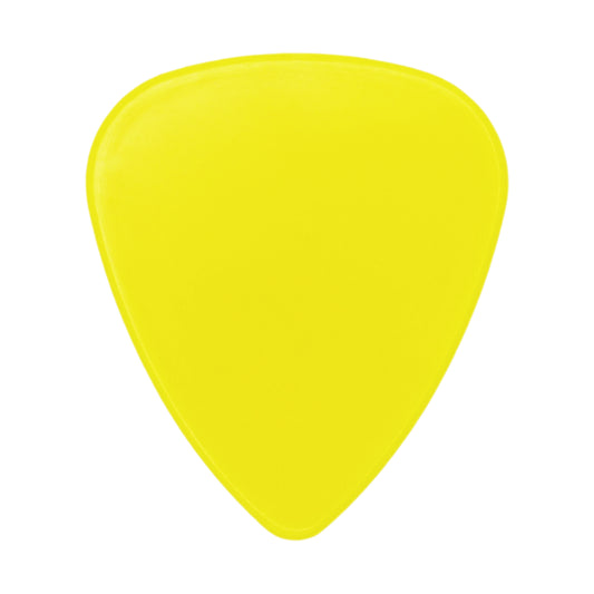 Nylon Yellow Guitar Or Bass Pick - 0.96 mm Heavy Gauge - 351 Shape