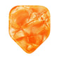 Celluloid Orange Pearl Guitar Or Bass Pick - 0.71 mm Medium Gauge - 330 Medium Home Plate Shape