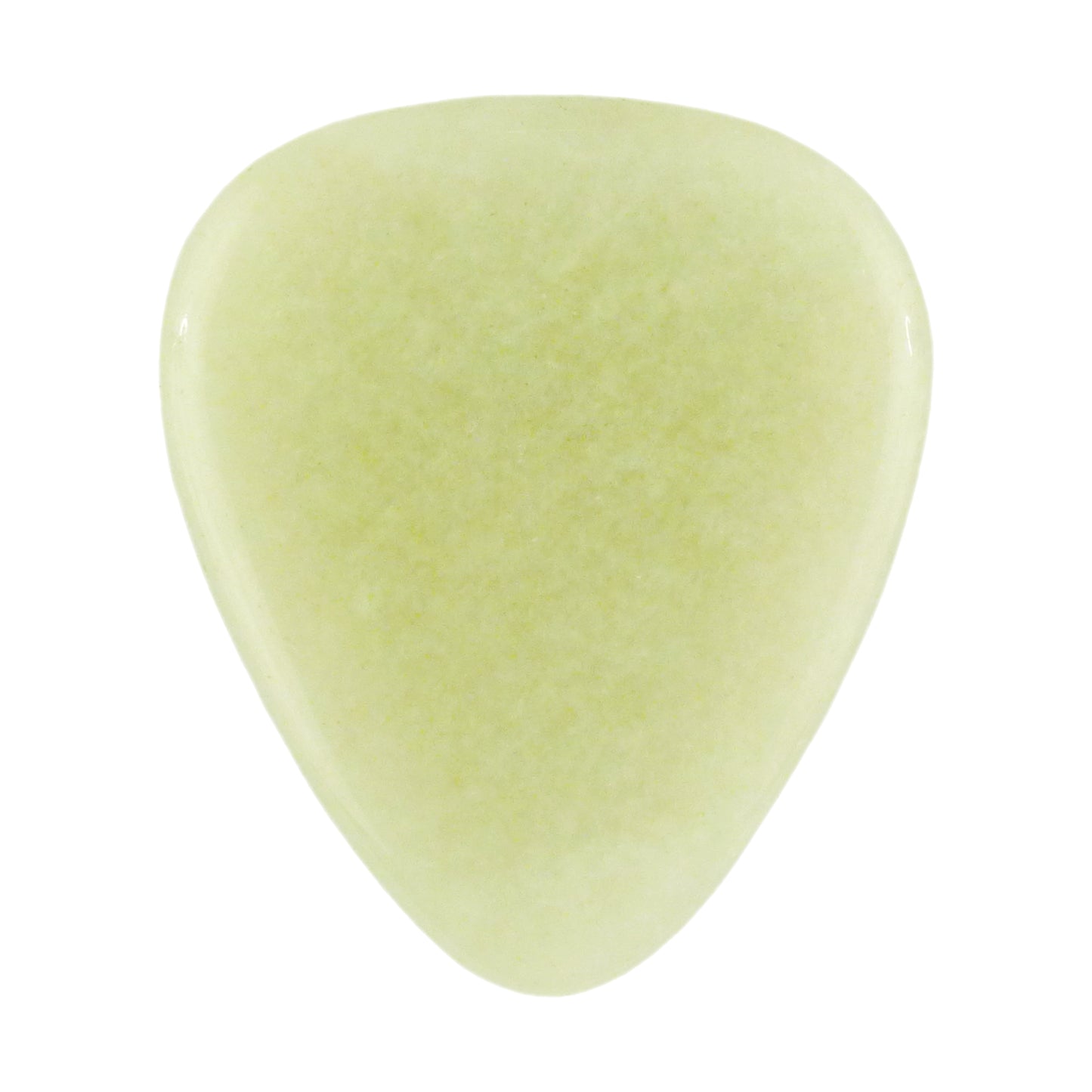 Indian Aventurine Stone Guitar Or Bass Pick - 3.0 mm Ultra Heavy Gauge - 351 Shape - Specialty Handmade Gemstone Exotic Plectrum