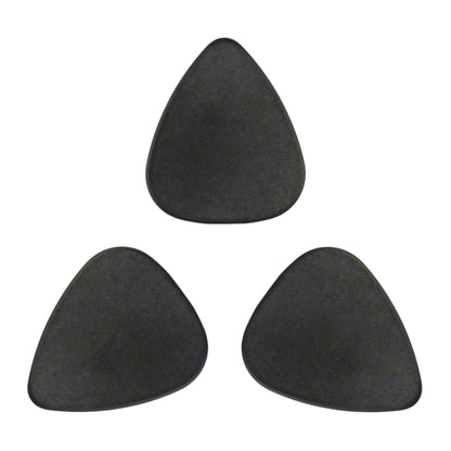 Delrin Black Guitar Or Bass Pick - 0.73 mm Medium Gauge - Premium Made In USA - 351 Shape