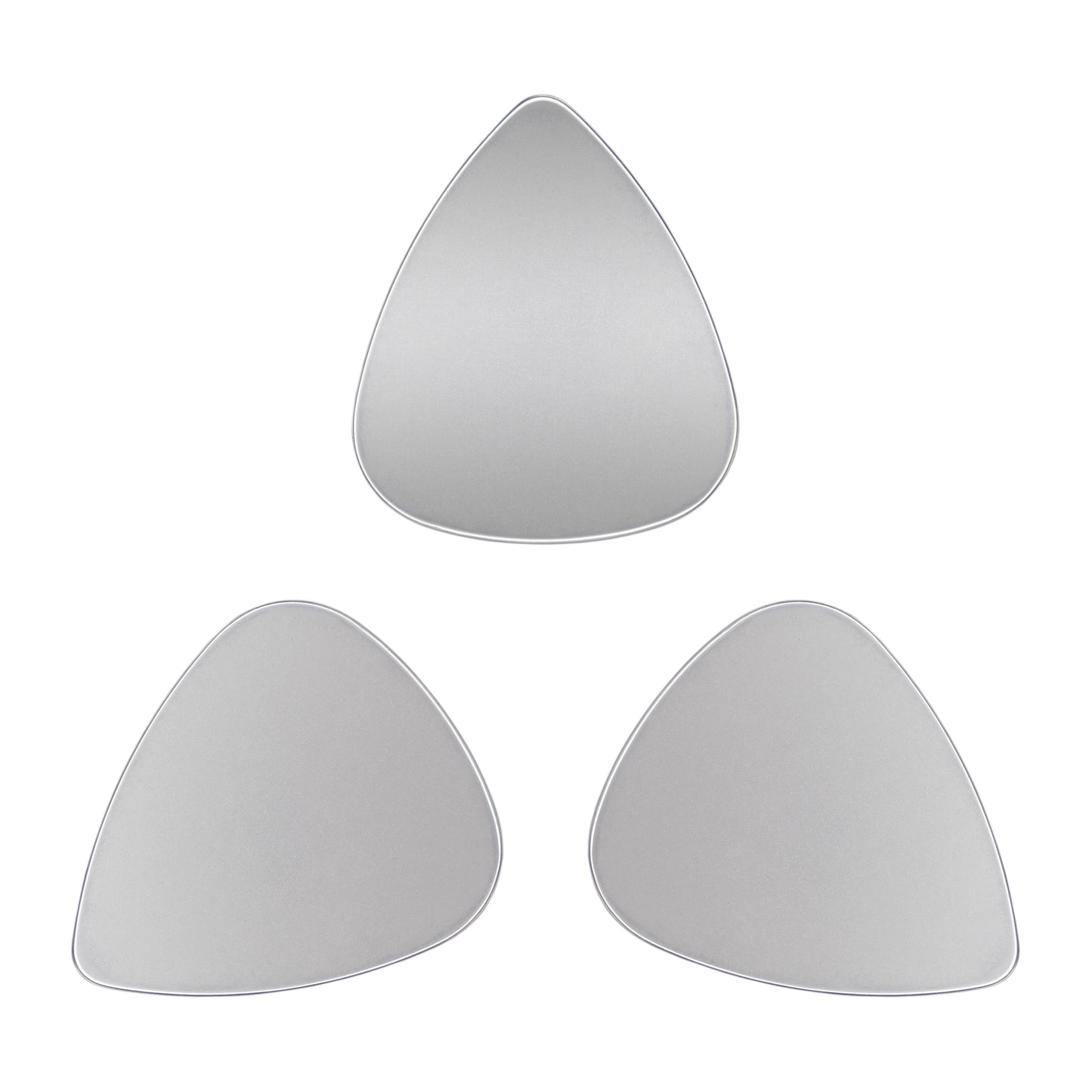 Stainless Steel Guitar Or Bass Pick - 0.80 mm Medium Gauge - 351 Shape - Specialty Metal Exotic Plectrum