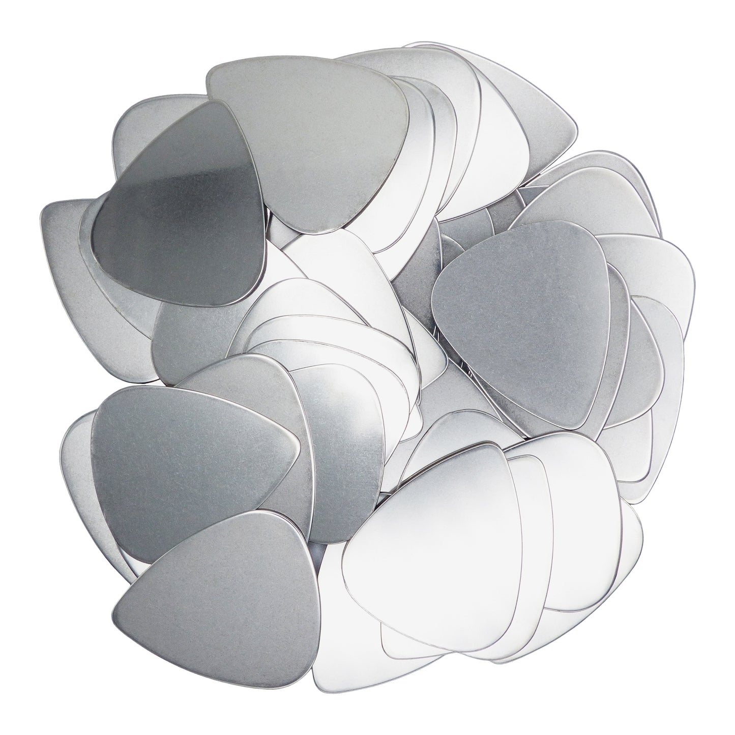 Stainless Steel Guitar Or Bass Pick - 0.40 mm Light Gauge - 351 Shape - Specialty Metal Exotic Plectrum