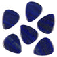 Lapis Lazuli Stone Guitar Or Bass Pick - 3.0 mm Ultra Heavy Gauge - 351 Shape - Specialty Handmade Gemstone Exotic Plectrum