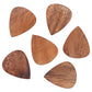 Acacia Wood Guitar Or Bass Pick - 1.5 mm Heavy Gauge - 351 Shape - Natural Finish Handmade Specialty Exotic Plectrum