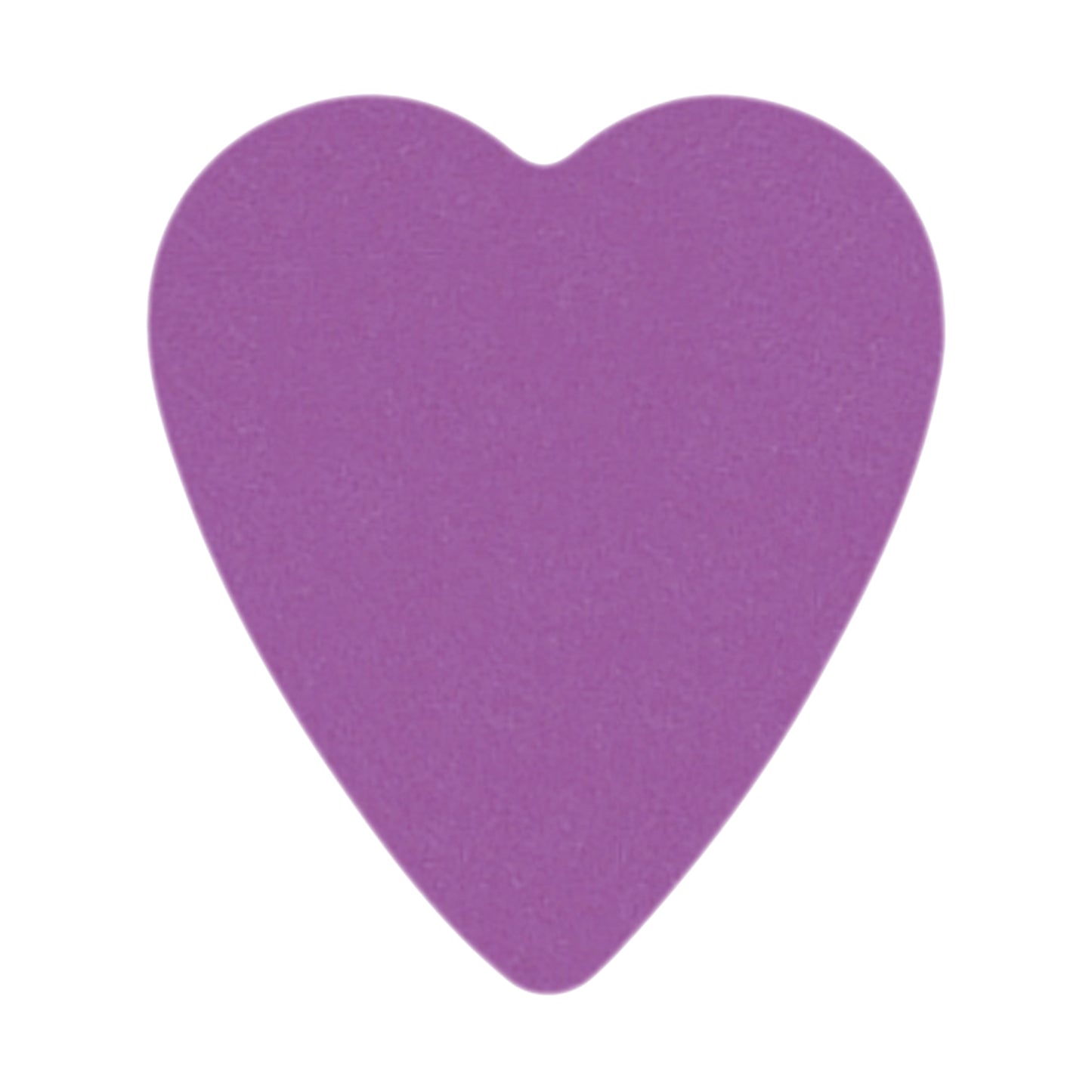 Delrin Purple Guitar Or Bass Pick - 1.14 mm Extra Heavy Gauge - Premium Made In USA - 323 Heart Shape