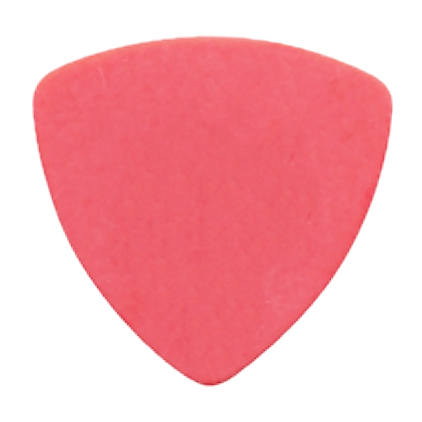 Delrin Red Guitar Or Bass Pick - 0.50 mm Light Gauge - Premium Made In USA - 346 Rounded Triangle Shape