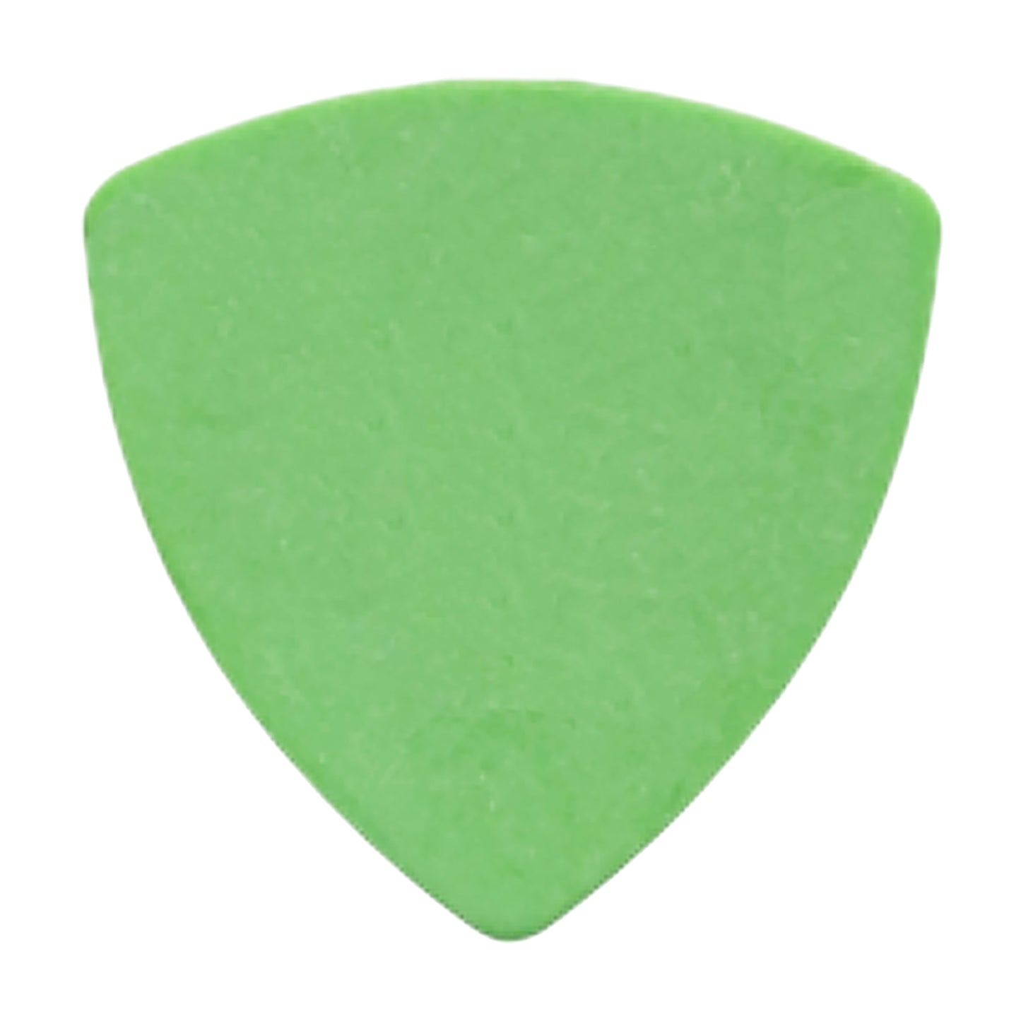 Delrin Green Guitar Or Bass Pick - 0.88 mm Medium Heavy Gauge - Premium Made In USA - 346 Rounded Triangle Shape