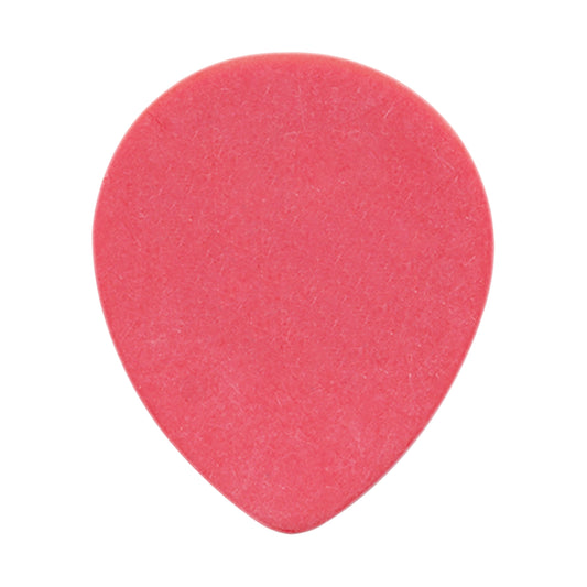 Delrin Red Guitar Or Bass Pick - 0.50 mm Light Gauge - Premium Made In USA - 347 Large Teardrop Shape