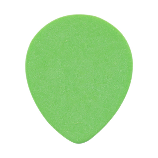 Delrin Green Guitar Or Bass Pick - 0.88 mm Medium Heavy Gauge - Premium Made In USA - 347 Large Teardrop Shape