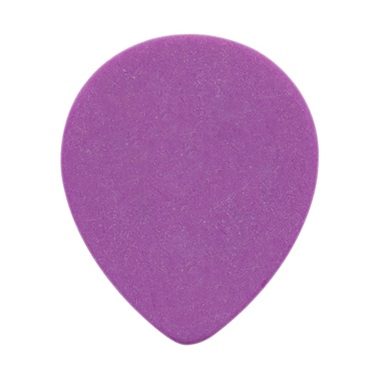 Delrin Purple Guitar Or Bass Pick - 1.14 mm Extra Heavy Gauge - Premium Made In USA - 347 Large Teardrop Shape