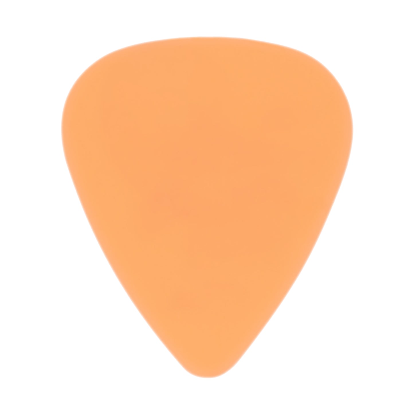 Delrin Bright Orange Guitar Or Bass Pick - 0.60 mm Medium Light Gauge - Premium Made In USA - 351 Shape