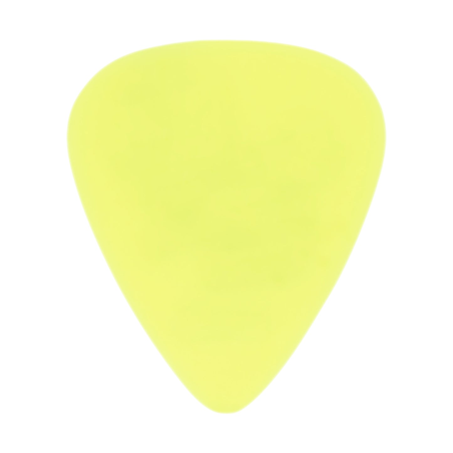 Delrin Bright Yellow Guitar Or Bass Pick - 0.73 mm Medium Gauge - Premium Made In USA - 351 Shape