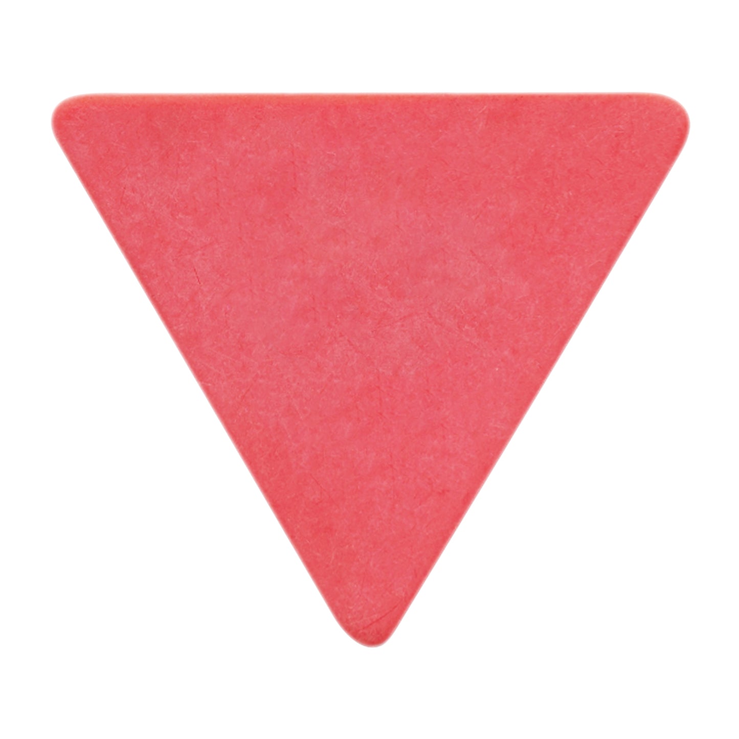 Delrin Red Guitar Or Bass Pick - 0.50 mm Light Gauge - Premium Made In USA - 355 Large Triangle Shape