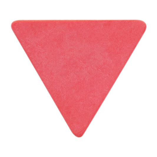 Delrin Red Guitar Or Bass Pick - 0.50 mm Light Gauge - Premium Made In USA - 355 Large Triangle Shape