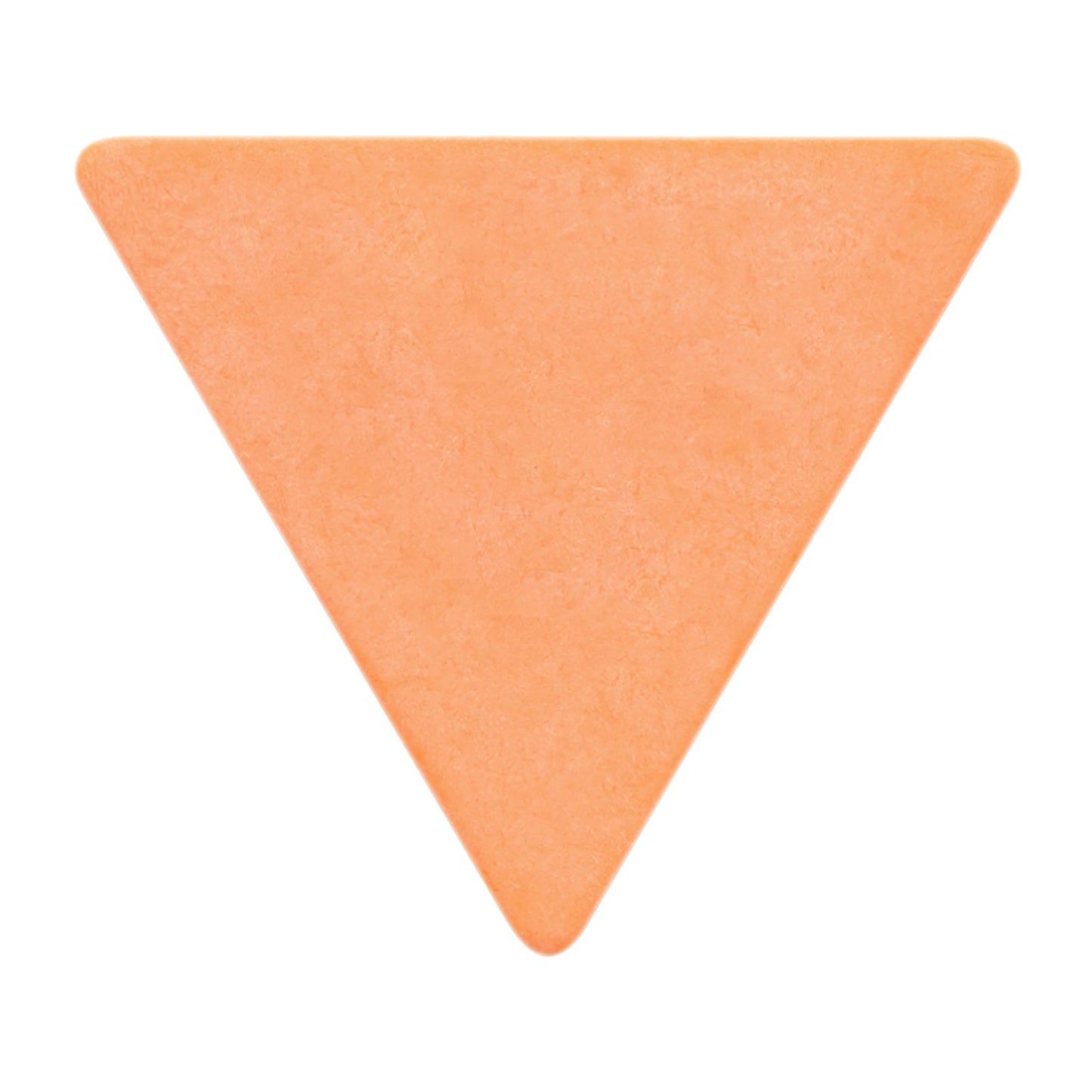 Delrin Orange Guitar Or Bass Pick - 0.60 mm Medium Light Gauge - Premium Made In USA - 355 Large Triangle Shape