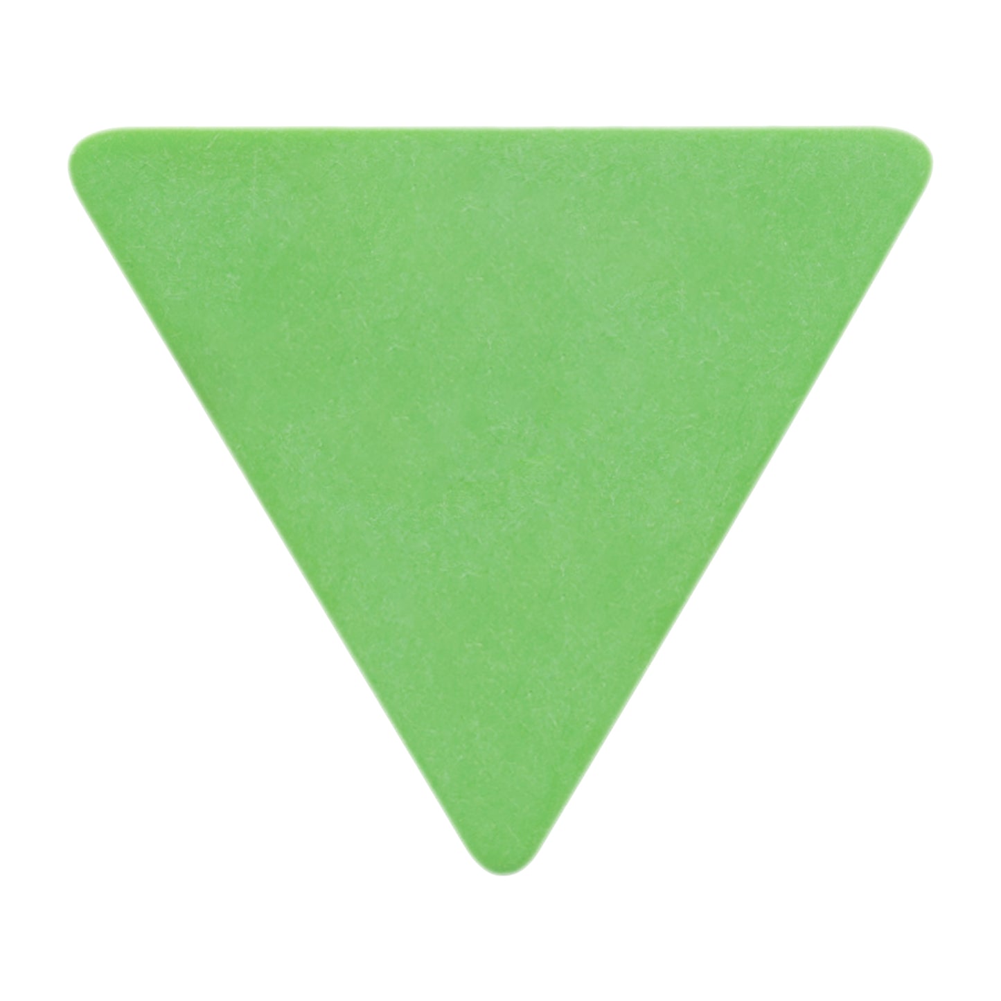 Delrin Green Guitar Or Bass Pick - 0.88 mm Medium Heavy Gauge - Premium Made In USA - 355 Large Triangle Shape