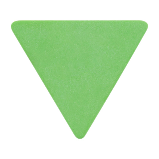 Delrin Green Guitar Or Bass Pick - 0.88 mm Medium Heavy Gauge - Premium Made In USA - 355 Large Triangle Shape