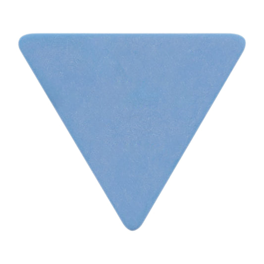 Delrin Blue Guitar Or Bass Pick - 1.0 mm Heavy Gauge - Premium Made In USA - 355 Large Triangle Shape