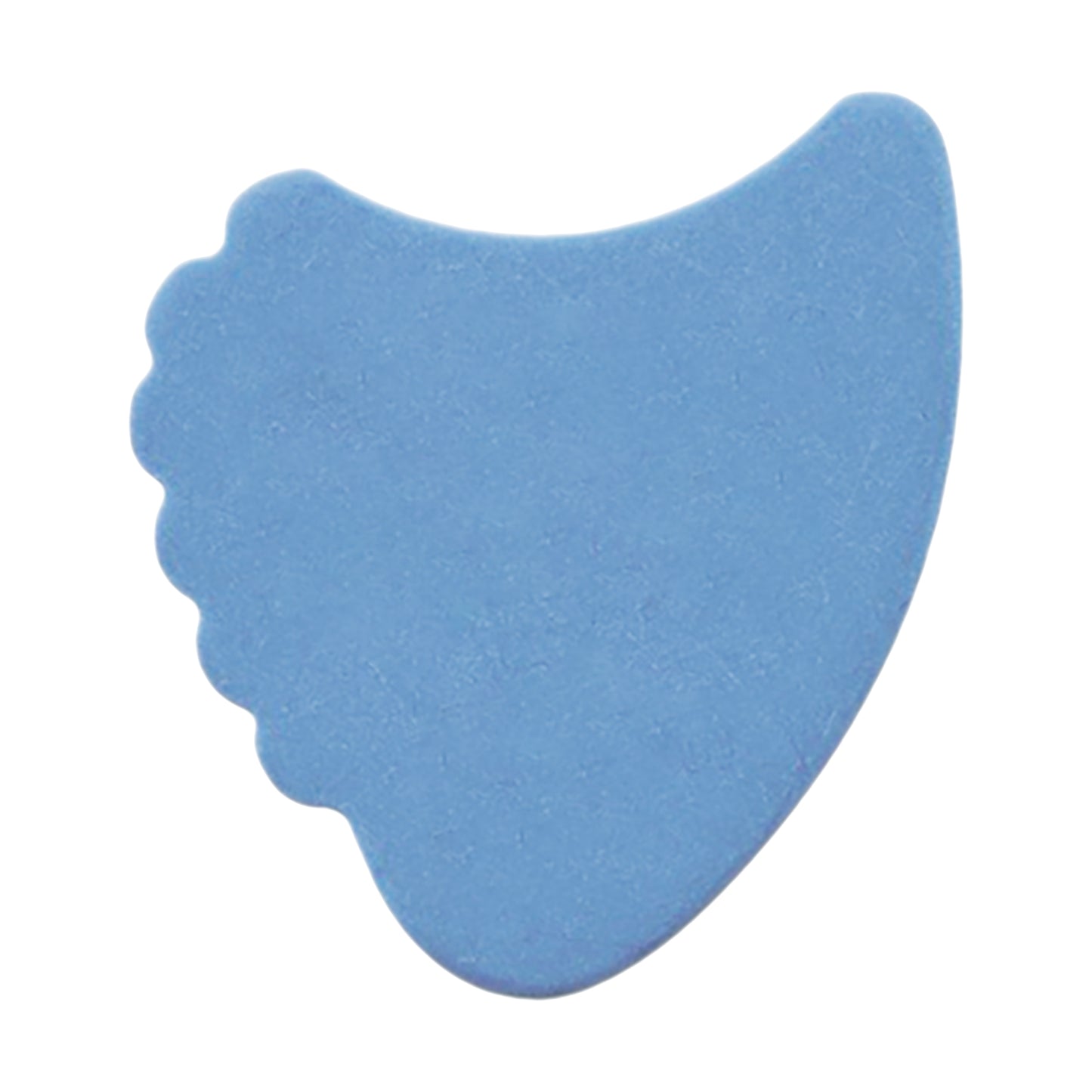 Delrin Blue Guitar Or Bass Pick - 1.0 mm Heavy Gauge - Premium Made In USA - 390 Shark Fin Shape