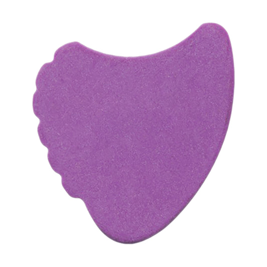 Delrin Purple Guitar Or Bass Pick - 1.14 mm Extra Heavy Gauge - Premium Made In USA - 390 Shark Fin Shape