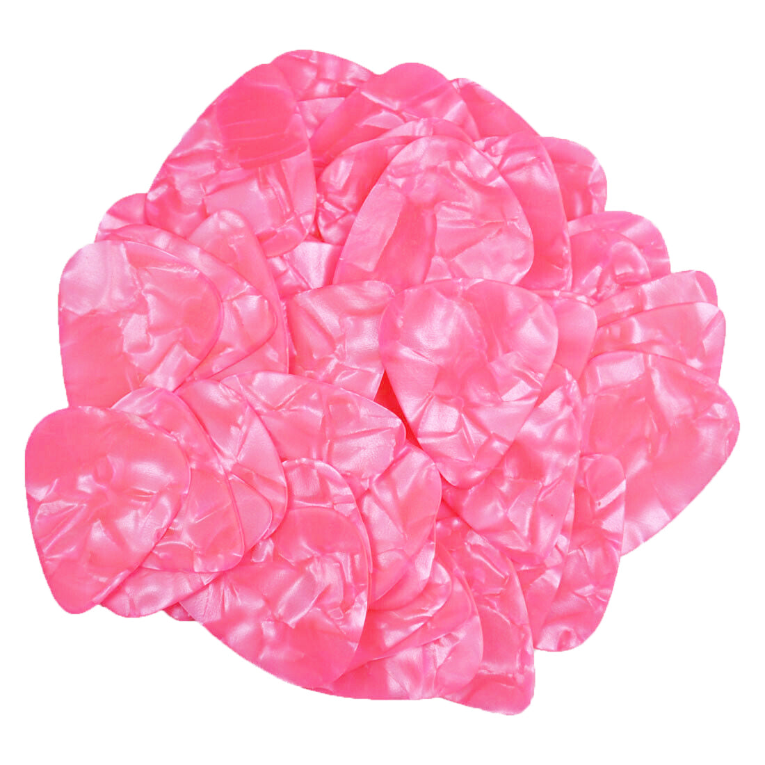 Celluloid Pink Pearl Guitar Or Bass Pick - 1.5 mm Ultra Heavy Gauge - 351 Shape