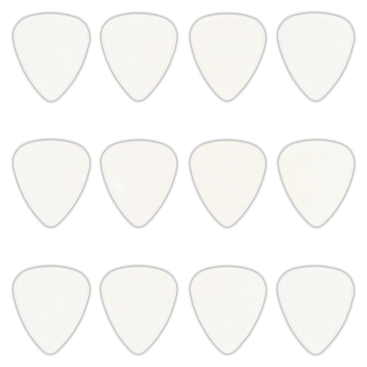 Celluloid Clear Guitar Or Bass Pick - 0.71 mm Medium Gauge - 351 Shape