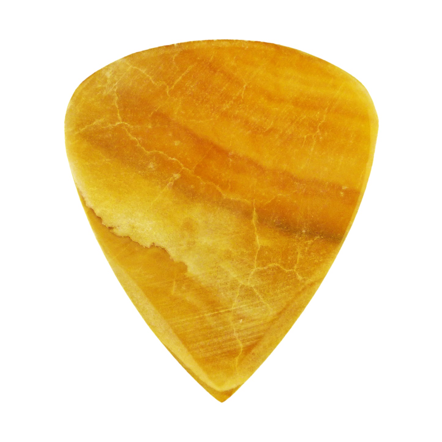 Gold Abalone Shell Guitar Or Bass Pick - 2.0 mm - 351 Wedge Shape - Handmade Specialty Exotic Luxury Plectrum