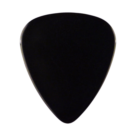 Celluloid Black Guitar Or Bass Pick - 0.46 mm Light Gauge - 351 Shape