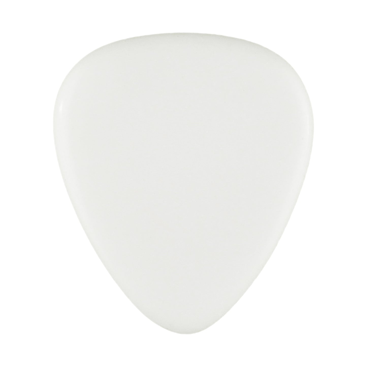 White Agate Stone Guitar Or Bass Pick - 3.0 mm Ultra Heavy Gauge - 351 Shape - Specialty Handmade Gemstone Exotic Plectrum