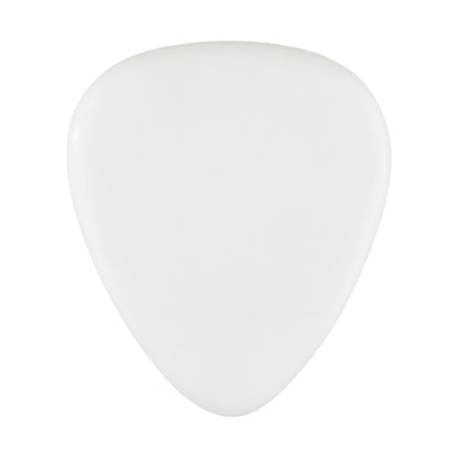 White Agate Stone Guitar Or Bass Pick - 3.0 mm Ultra Heavy Gauge - 351 Shape - Specialty Handmade Gemstone Exotic Plectrum