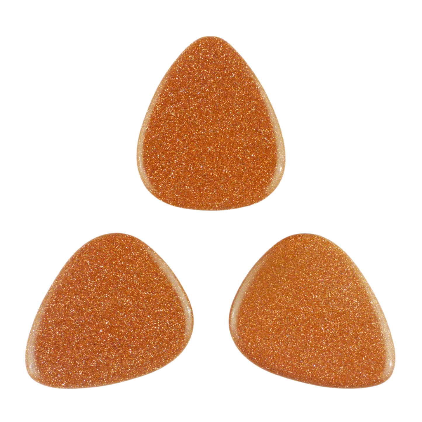 Brown Sandstone Stone Guitar Or Bass Pick - 3.0 mm Ultra Heavy Gauge - 351 Shape - Specialty Handmade Gemstone Exotic Plectrum