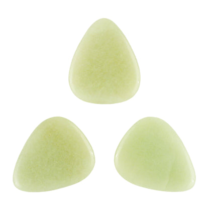 Indian Aventurine Stone Guitar Or Bass Pick - 3.0 mm Ultra Heavy Gauge - 351 Shape - Specialty Handmade Gemstone Exotic Plectrum