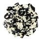 Celluloid Black & White Pearl Guitar Or Bass Pick - 0.71 mm Medium Gauge - 351 Shape
