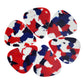 Celluloid Red, White, & Blue Mosaic Guitar Or Bass Pick - 0.96 mm Heavy Gauge - 351 Shape