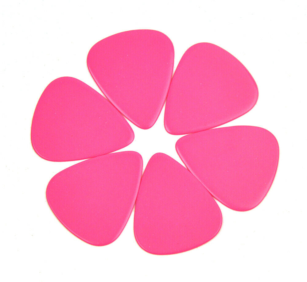 Celluloid Pink Guitar Or Bass Pick - 0.71 mm Medium Gauge - 351 Shape