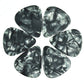 Celluloid Black Pearl Guitar Or Bass Pick - 0.96 mm Heavy Gauge - 351 Shape