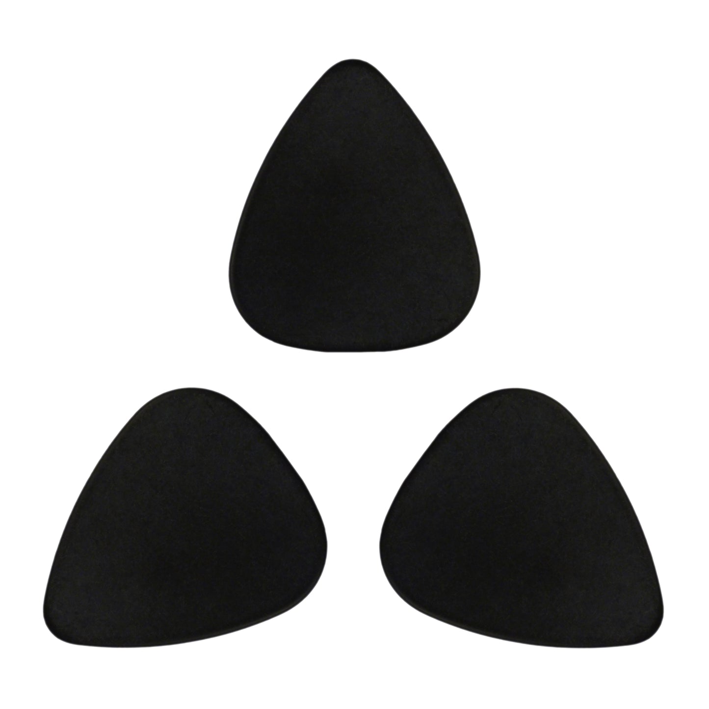 ABS Plastic Black Guitar Or Bass Pick - 0.71 mm Medium Gauge - 351 Shape