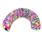 Celluloid Tie Dye Guitar Or Bass Pick - 0.46 mm Light Gauge - 351 Shape
