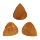 Acacia Wood Guitar Pick - Natural Finish Handmade Specialty Exotic Luxury Plectrum - 3 Pack