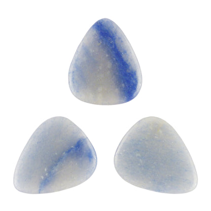 Blue Aventurine Stone Guitar Or Bass Pick - Specialty Handmade Gemstone Exotic Plectrum