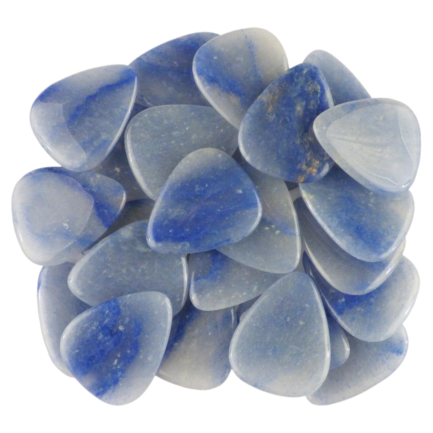 Blue Aventurine Stone Guitar Or Bass Pick - Specialty Handmade Gemstone Exotic Plectrum